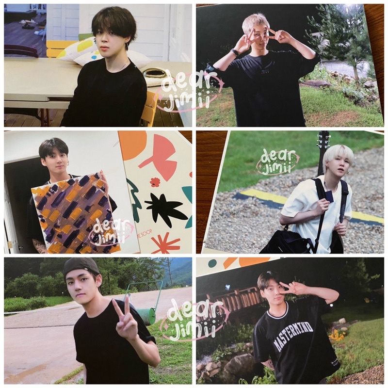 POSTCARD IN THE SOOP 2 ITS BANGTAN BTS NAMJOON RM SEOKJIN JIN YOONGI SUGA JHOPE HOSEOK HOBI JIMIN TA