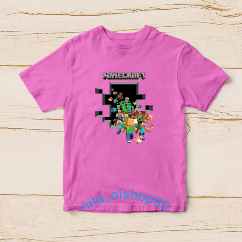 baju minecraft baju roblox kaos anak minecraft karakter