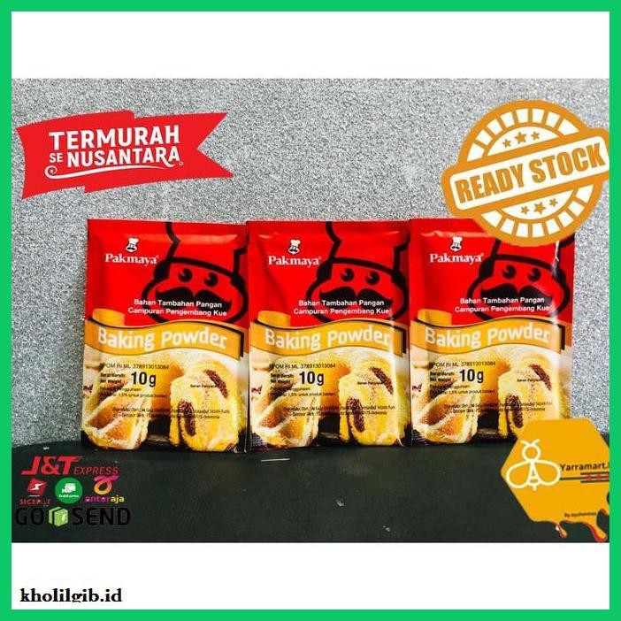 

Redwop-Gnikab- Baking Powder Pakmaya 10Gr -Hallall.