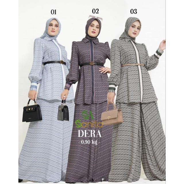 SET KOLUT DERA + SCARF BY SANITA