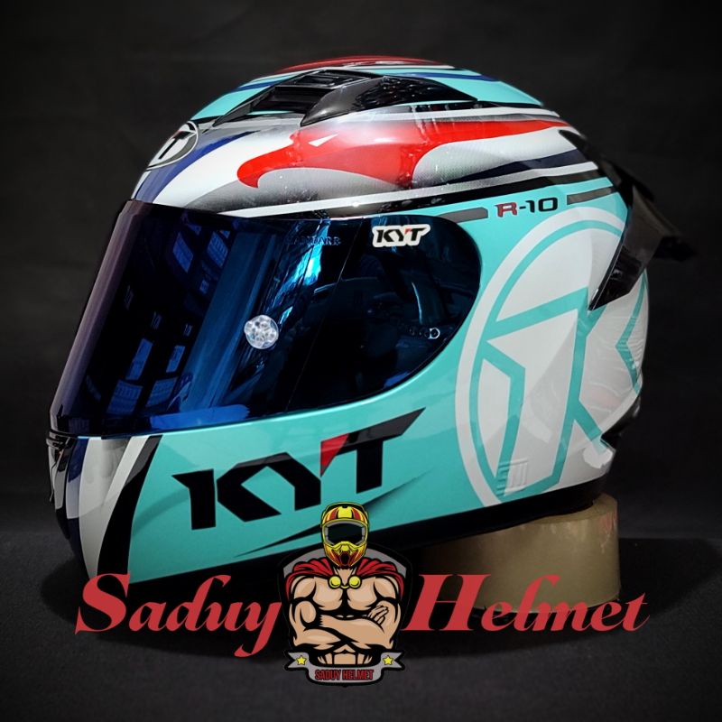 PAKET GANTENG HELM KYT R10 SOLID MOTIF-3