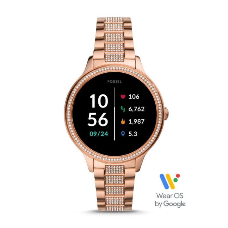 fos*sil gen 5E FTW6072 rose gold blink segel original