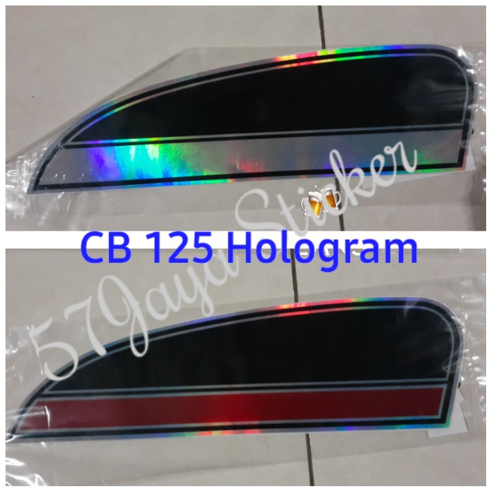 Sticker Striping CB 125 1975 Hologram & Standart