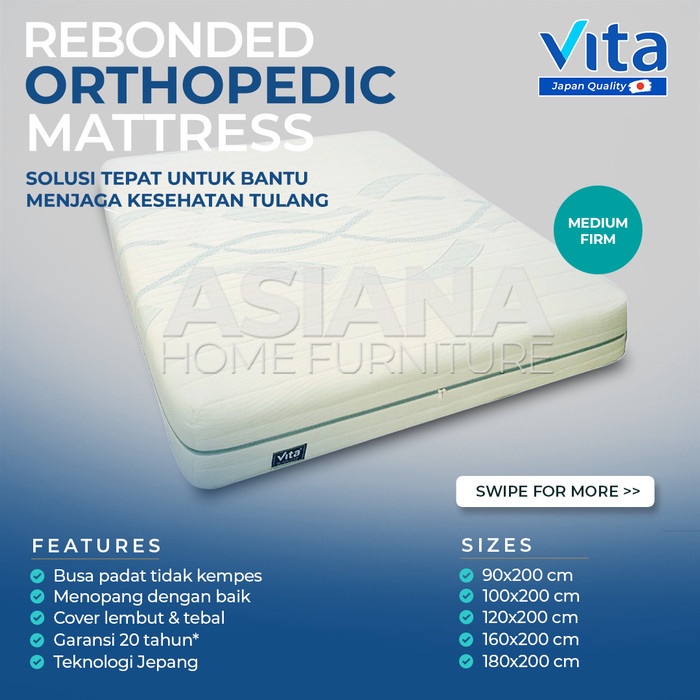 Inoac Vita Kasur Busa Orthopedic Rebonded D40