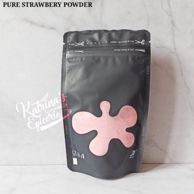 

Pure Strawberry Powder 50 Gram Perisa Bubuk Stroberi Food Grade