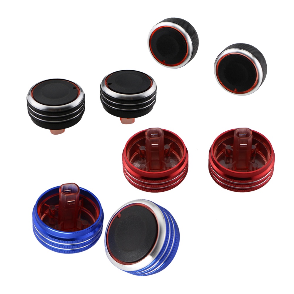 2pcs / set Knob Saklar Kontrol AC Mobil Untuk Hyundai Solaris 2017-2021 Kia Rio K2 KX Cross