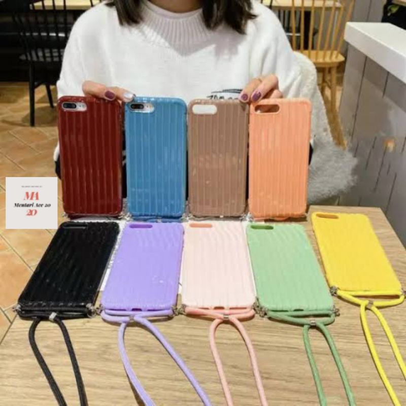 Case Softcase Sling Koper Case Sling Bag Samsung Oppo Vivo Xiaomi iPhone realme