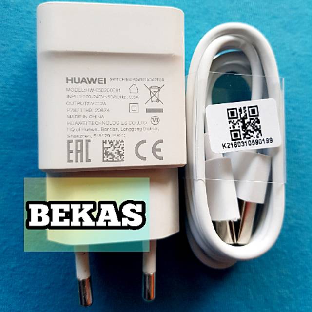 Charger Huawei 2A Copotan Original Bawaan Hp. 100% Ori Cabutan