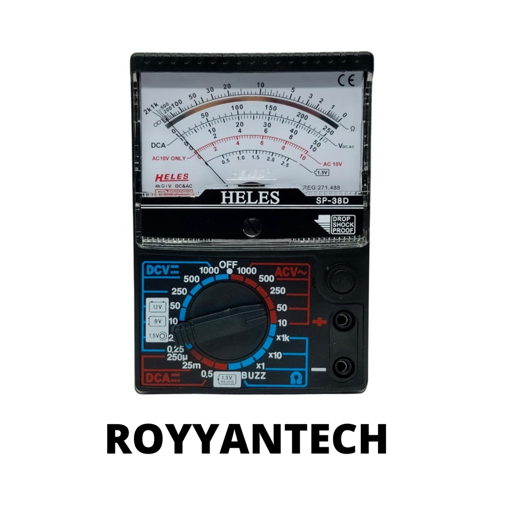 MULTIMETER HELES SP - 38 D MULTITESTER AVOMETER