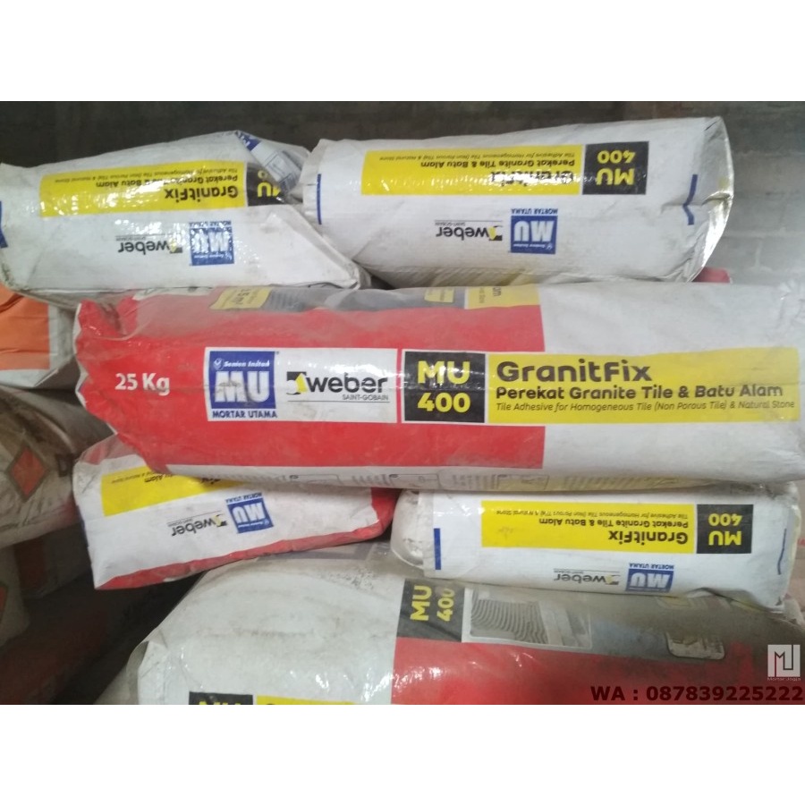 MU 400 Granite Tile ( Perekat Granite Tile dan Batu alam )