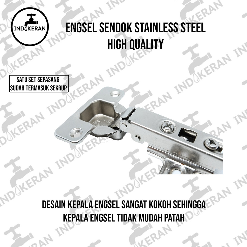 INDOKERAN - Engsel Sendok Pintu Lemari - High Quality