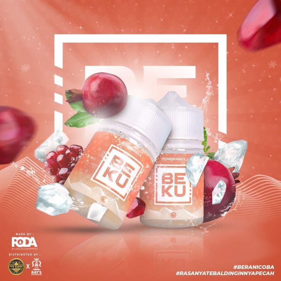 Liquid Beku Pomegranate 60ML by Poda E-Liquid 100% Authentic