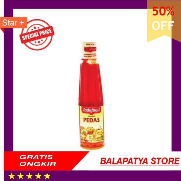 

BEST SELLER !!! Indofood Sambal Pedas 275 mL
