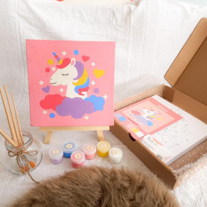 

Painting Kit By Numbers Unicorn Murah Meriah Ready