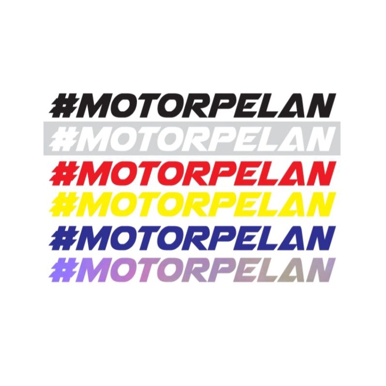 

Stiker Cutting #MOTORPELAN