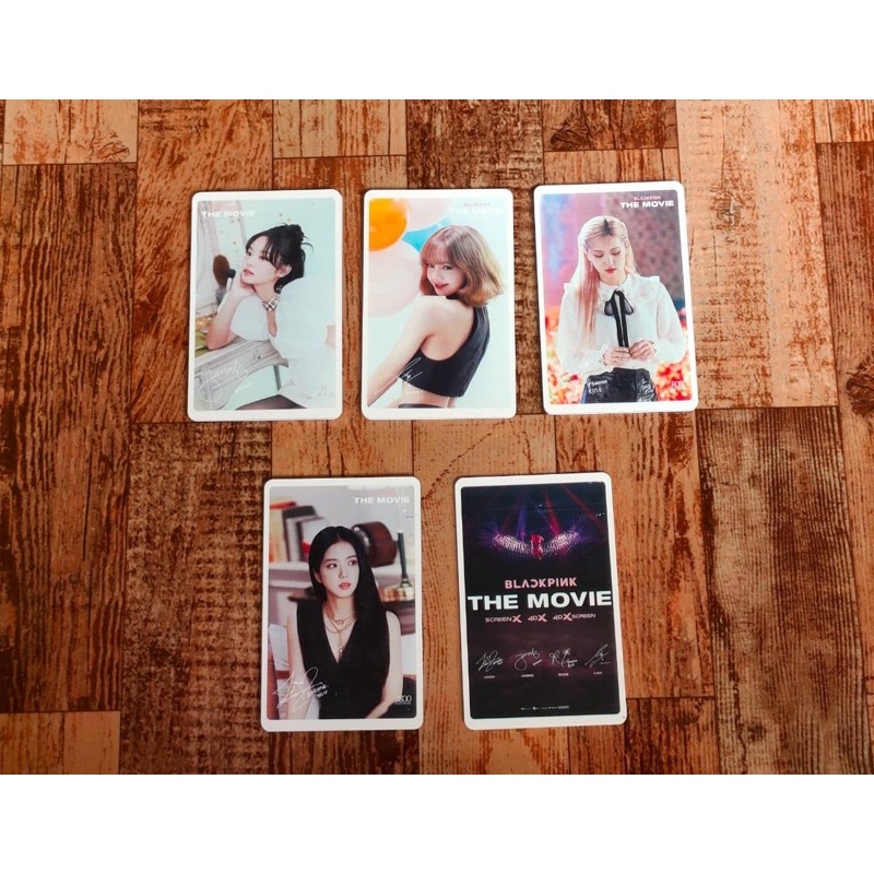 Blackpink The Movie PhotoTicket Photocard lisa jennie jisoo rosé pc