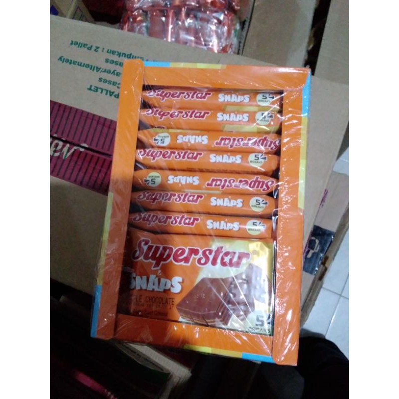 

Superstar Snaps triple coklat