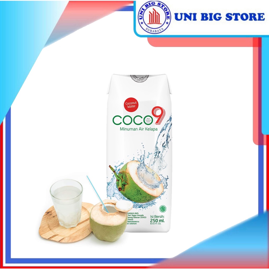 

Rose Brand Coco 9 Minuman Air Kelapa 250 ml Coconut Water Coco9