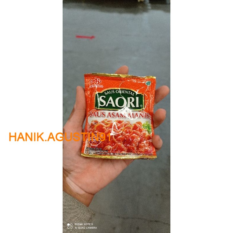 

SAORI Saus Asam Manis Sachet 25 ml isi 1 Sachet