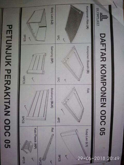 Lemari Plastik Lemari Pakaian Olymplast 5 Susun