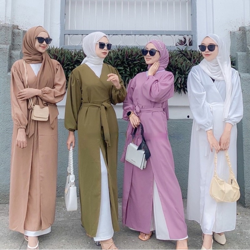 Gamis Terbaru 2023 Zion Dress Maxi Gamis Lebaran Wanita