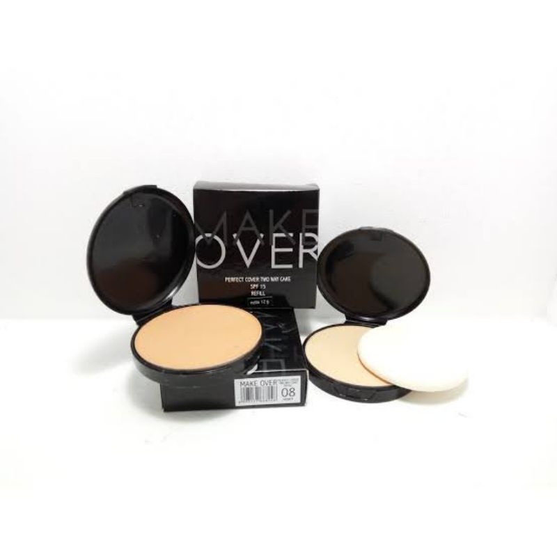 MAKE OVER REFILL perfect cover two way cake foundation / make over refill bedak / make over refill t