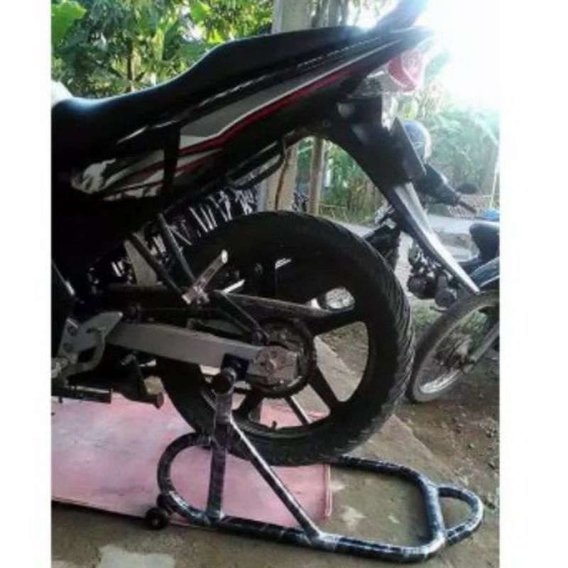 STANDAR PEDOK L Y MOTOR pedok/peddock/standar pedok ninja R15/gsx/vxion dll UNTUK MOGE UNIVERSAL