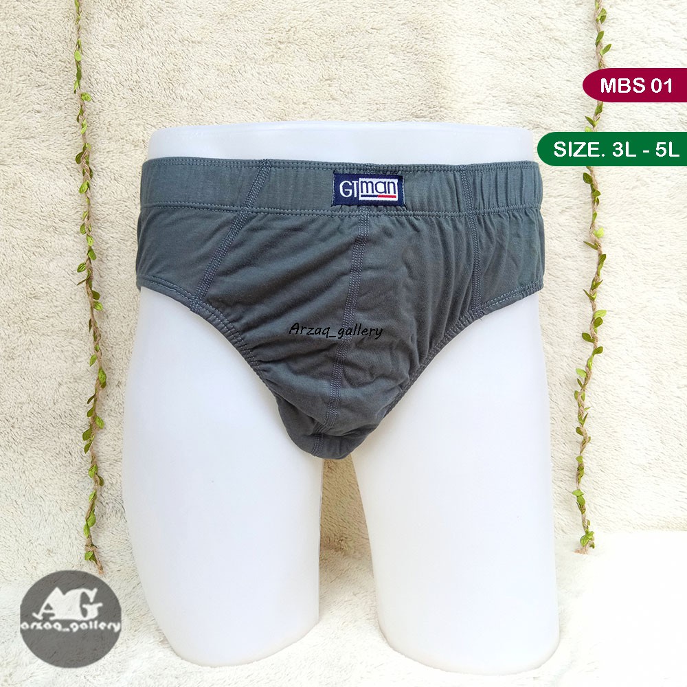 [ isi 3 ] MBS - 001 | Celana dalam pria gt man jumbo/extra large size | Pakaian Dalam Pria | Celana Dalam Pria | Kancut Pria