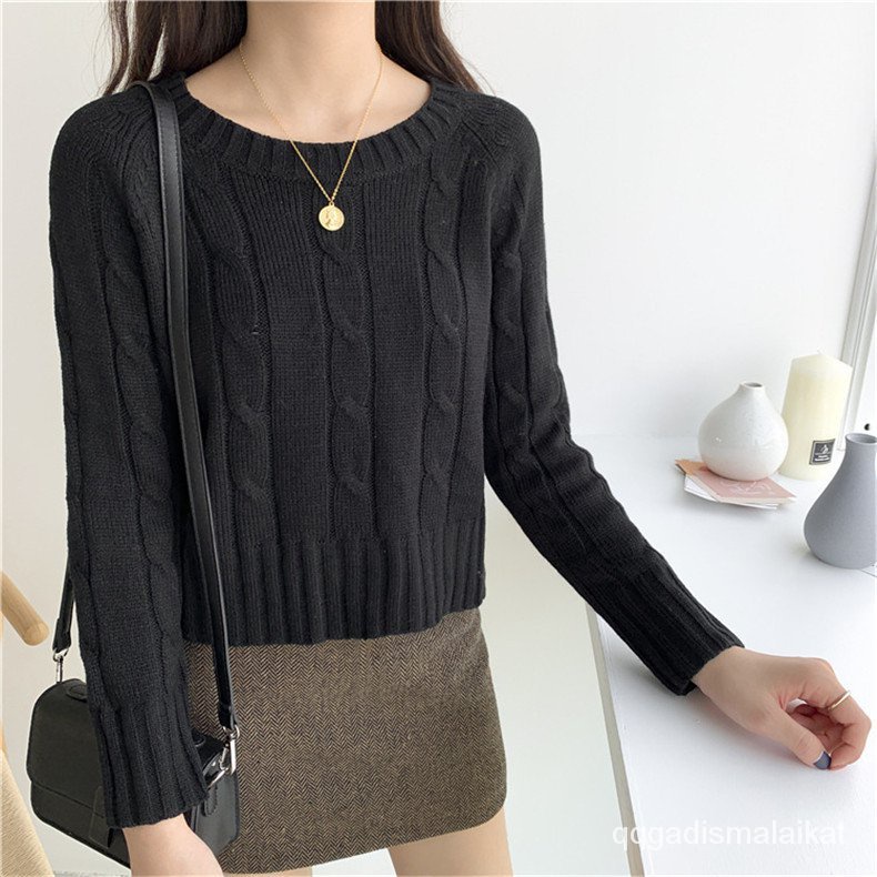 sweater putih /sweater rajut wanita /sweater korean style/baju switer wanita