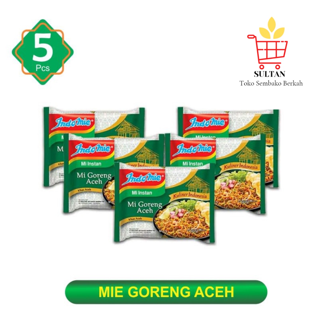 

5 Pcs - Indomie Mi Goreng Aceh