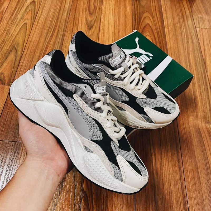 Sepatu Puma RS X-3 limestone/Whisperwhite Original Authentic