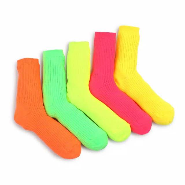 Kaos Kaki Neon