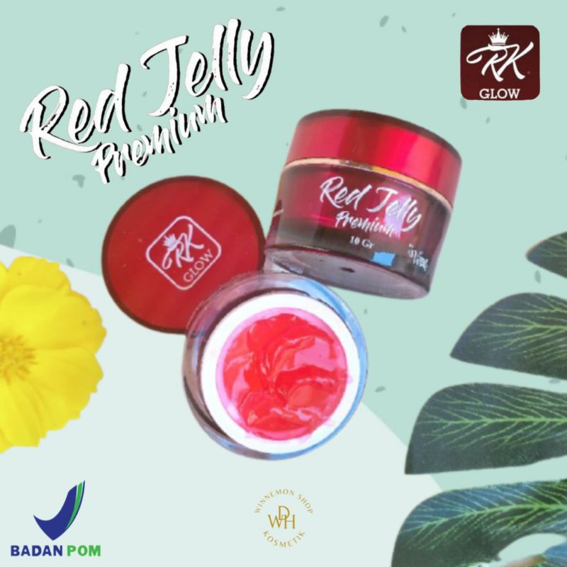WS - 177 [BPOM] RK GLOW RED JELLY PREMIUM ORIGINAL 100% / RED JELLY GLOWING SERUM