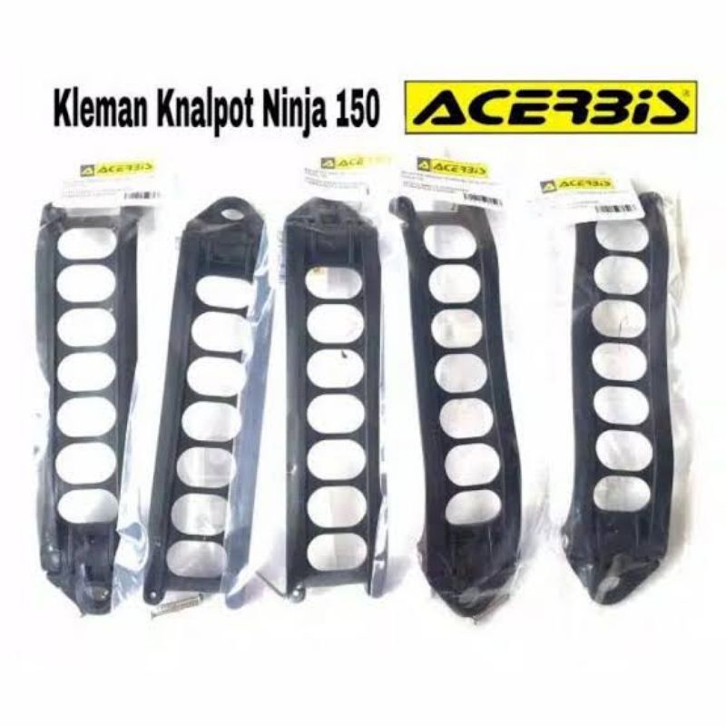 klem knapot ninja, klem knapot 2 tak, Klem Knalpot Kecil 2.5in Acerbis tahan panas