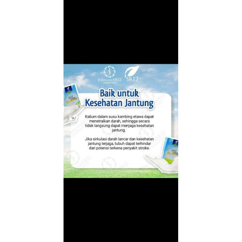 

go milku sr12 susu bubuk kambing etawa