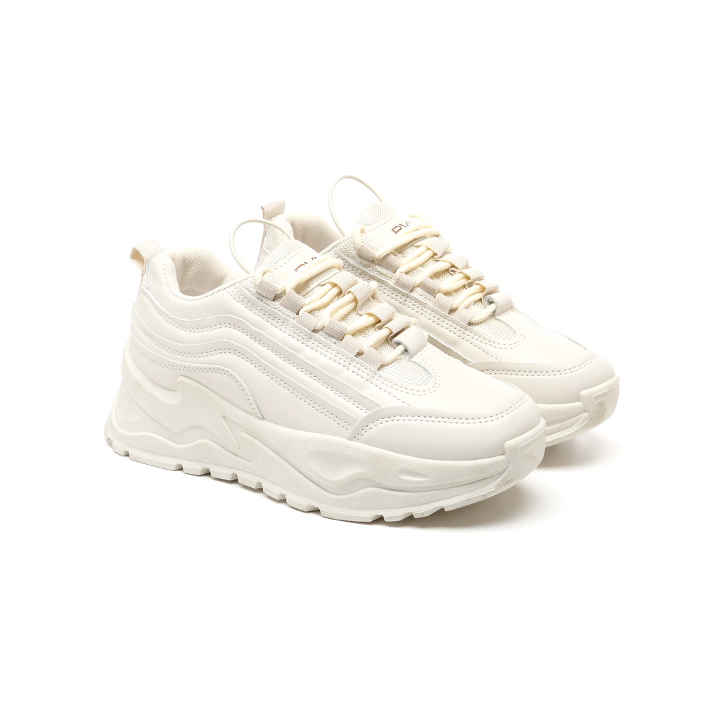PVN Taecyeon Sepatu Sneakers Wanita Casual Sport Shoes Cream 234-3