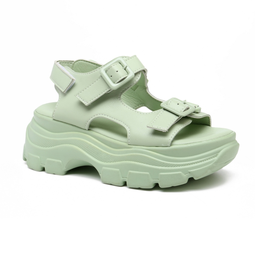 PVN Doyoung Sandal Tali Wanita All Black 397-Matcha