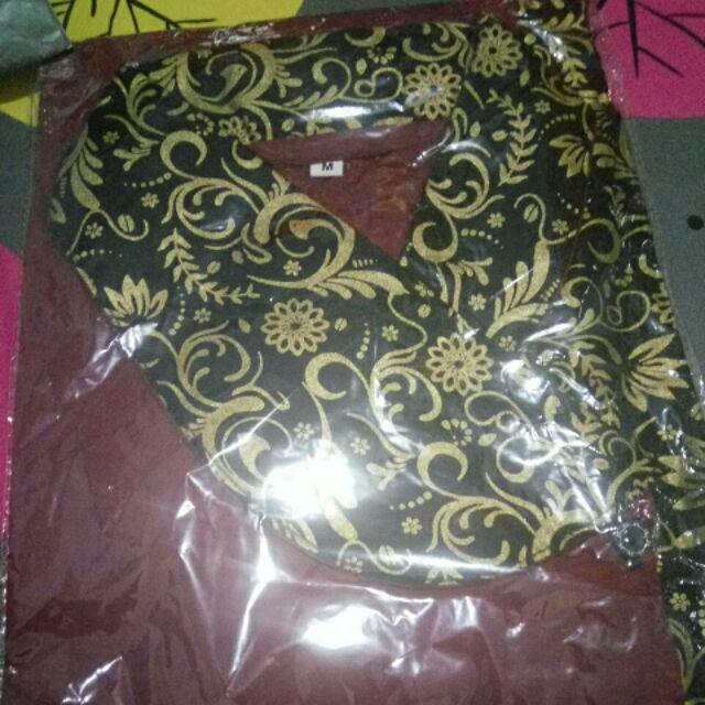 Batik Couple Dolby Dolbi Seragam Ipnu Ippnu Merah Bakung