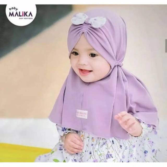 SD - JILBAB ANAK NABILA USIA 0-3 TAHUN BAHAN JERSEY ADEM