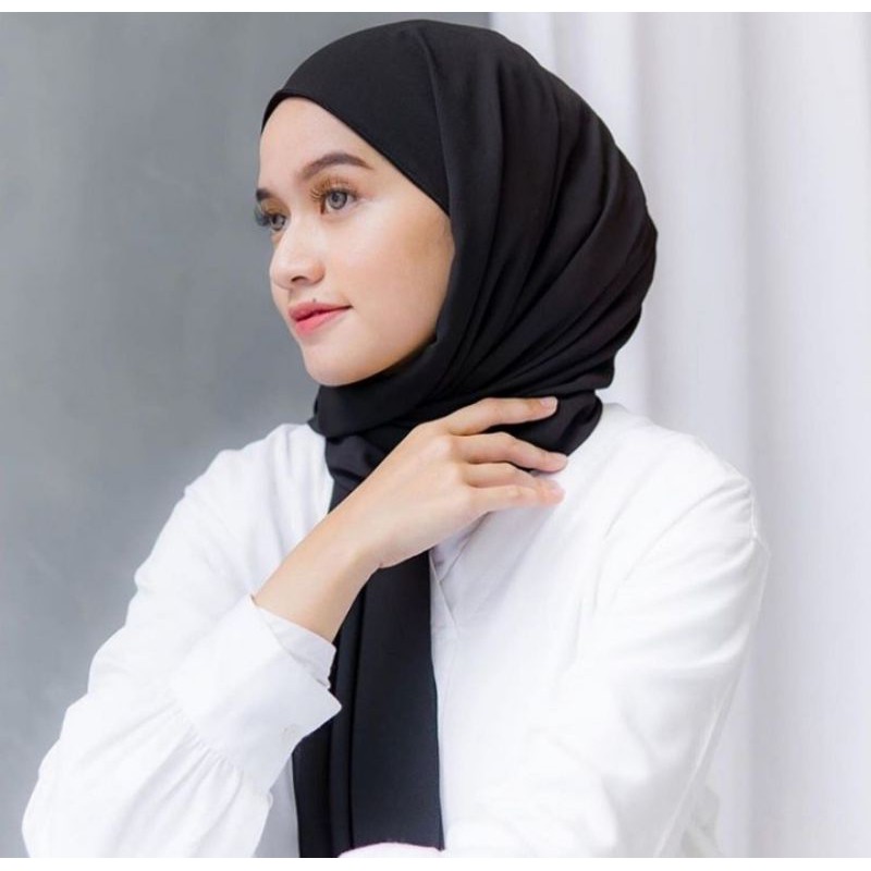 PASMINA 2 in 1 INER / PASHMINA + INNER /  PASHMINA / PASHMINA CERUTY (dijahit dengan innernya)-4