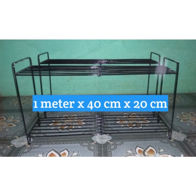 RAK BUNGA SUSUN 2 MURAH / RAK BUNGA BESI / RAK POT / RAK MINIMALIS / RAK SERBAGUNA / RAK SEPATU