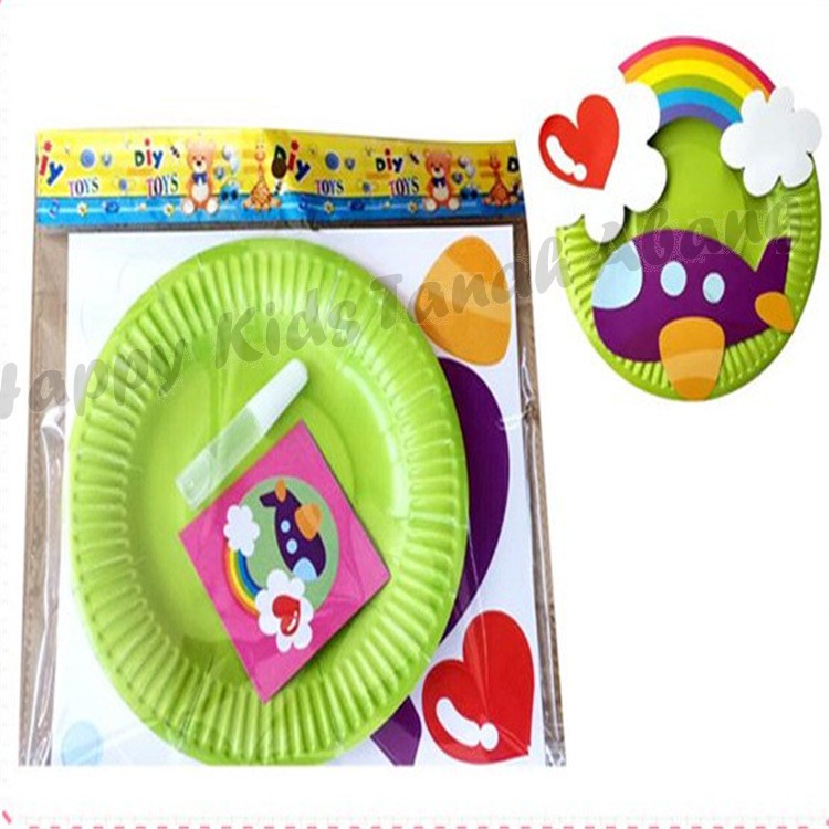 MAINAN DIY PAPER PLATE TEMPEL PIRING KERTAS