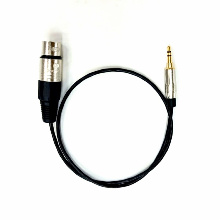 Kabel Audio Canare Original Jek XLR Female to Aux 3.5mm Mini Stereo - 1 Meter