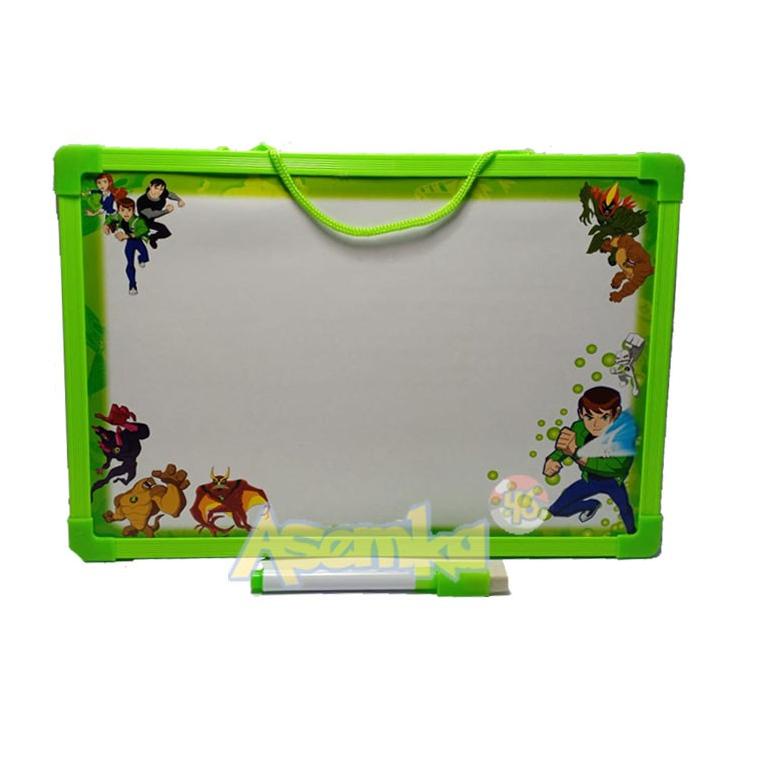 

Mainan Edukasi Anak Cewek Cowok Papan Tulis + Spidol White Board X7V1
