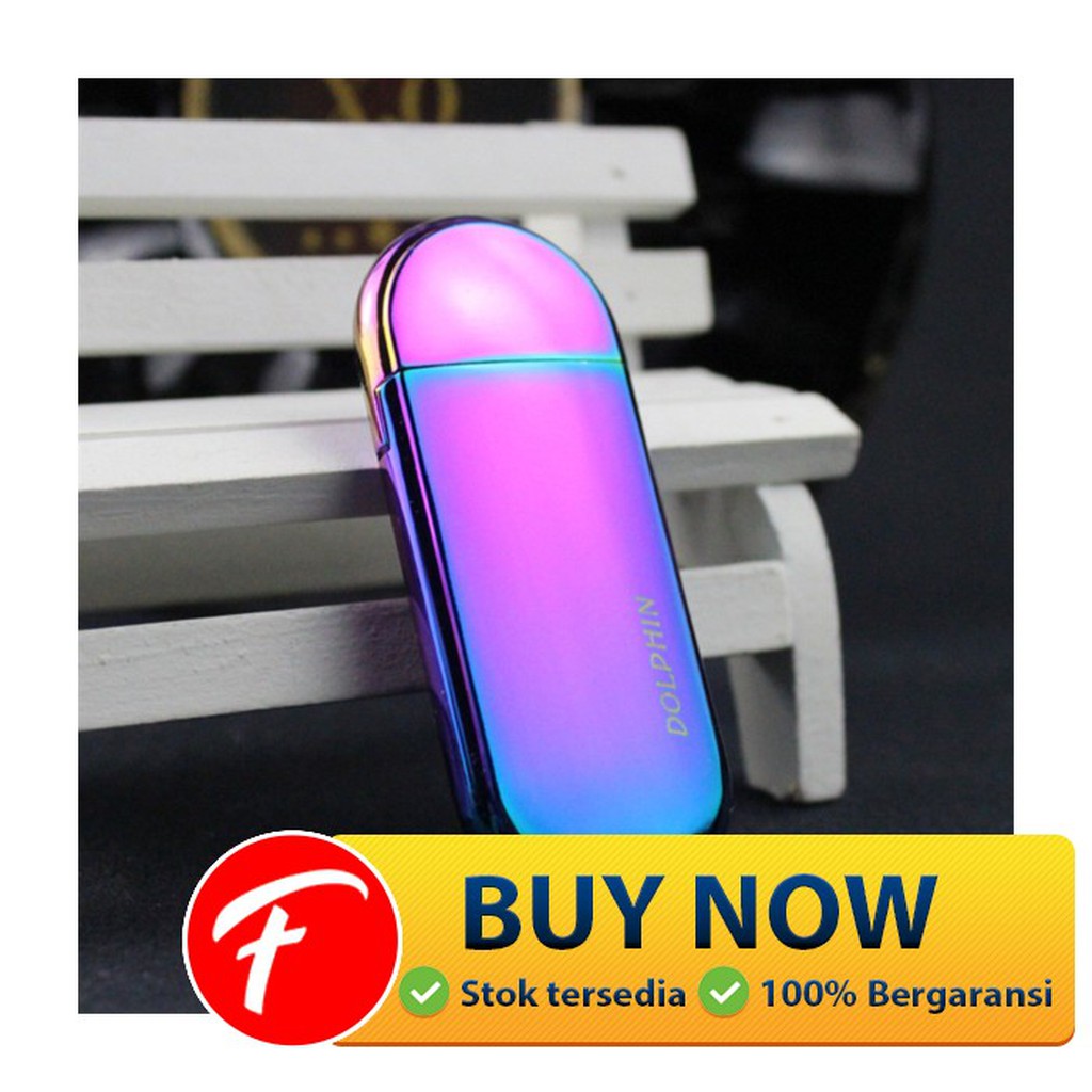 Grab Medan Korek Api Butane Compact Lighter HY262 DOLPHIN Multi-Color