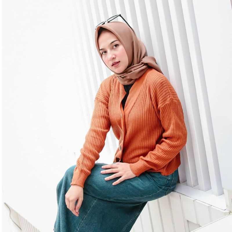 myumiwshop strada knit cardi rajut cardigan