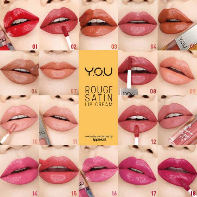 Y.O.U The Gold One Rouge Satin Lip Cream - YOU