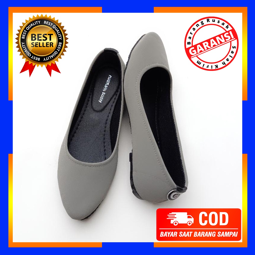 Sepatu Kerja Flatshoes Pesta Main Jalan Wanita Kekinian Flet Shoes Cewe Remaja Dewasa Original BCR35