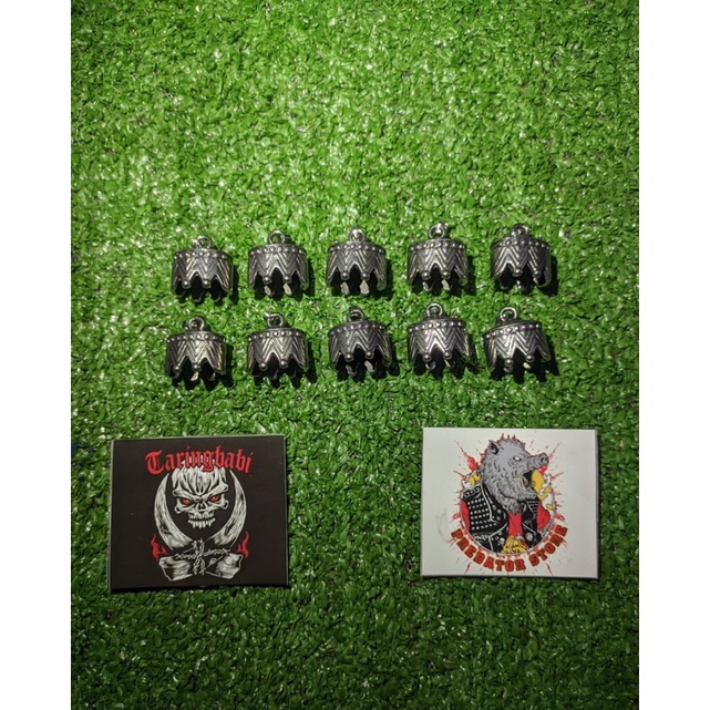 ring liontin taring isi 15pcs