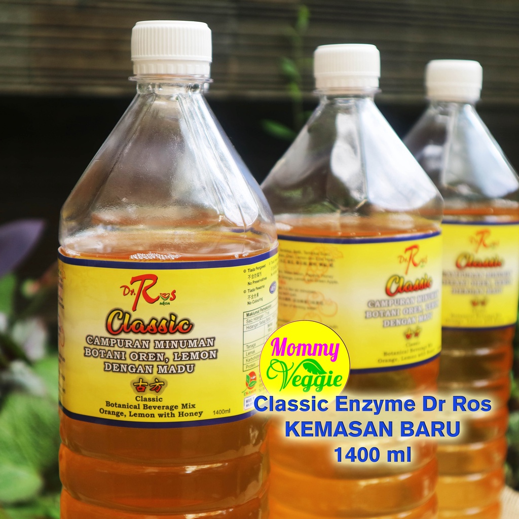 

Classic Enzyme Dr Ros | 1400 ml | Klasik Enzim | Tanpa Pengawet